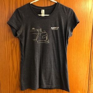 Medium Grey Cadillac Racing Tee Automotive Car